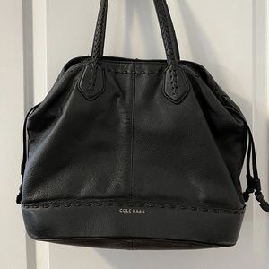 Cole Haan Black Leather Tote